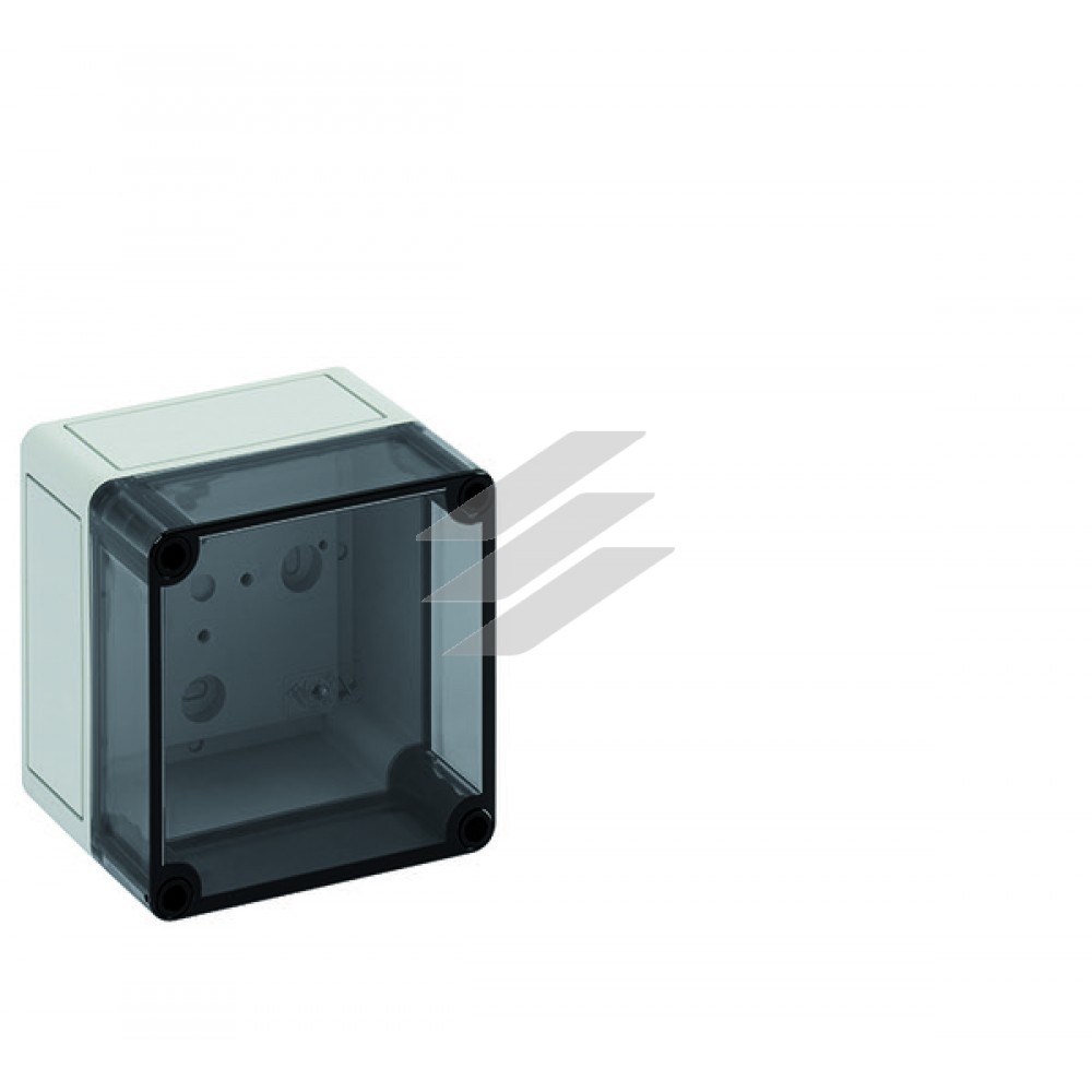 TK-коробка PS 1111-9-to (110х110х90мм), полістирол, гладкі стінки, IP66, прозора кришка, Spelsberg